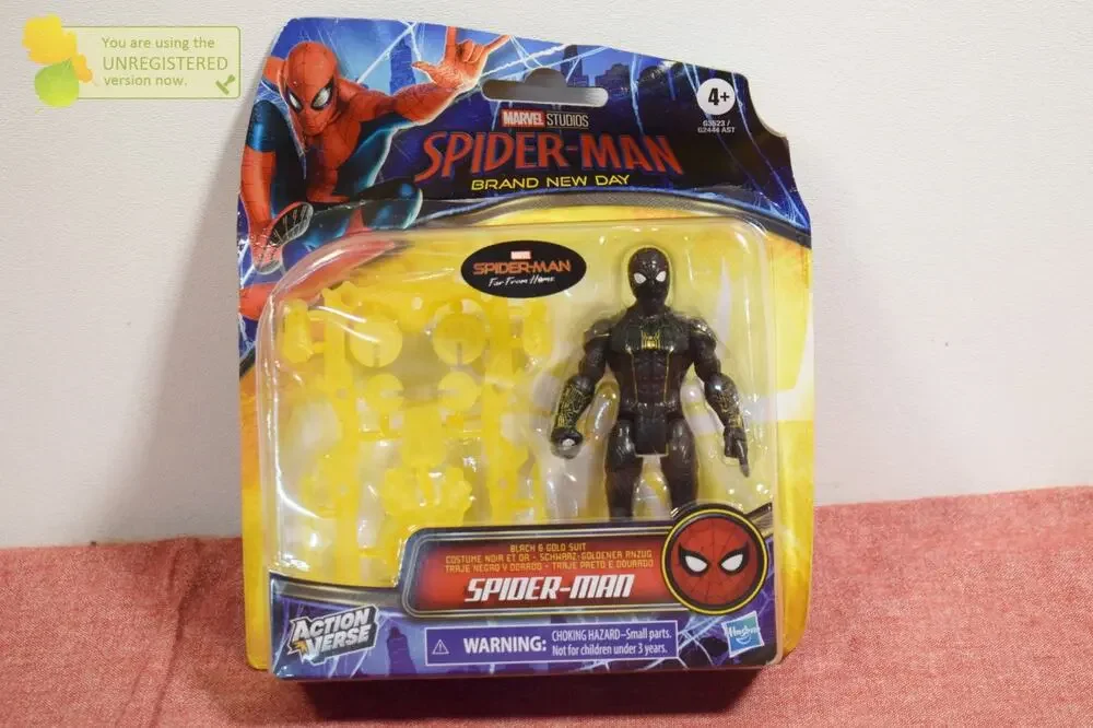 Marvel Studios Spider-Man Far From Home ActionVerse Black & Gold Suit Spider-Man